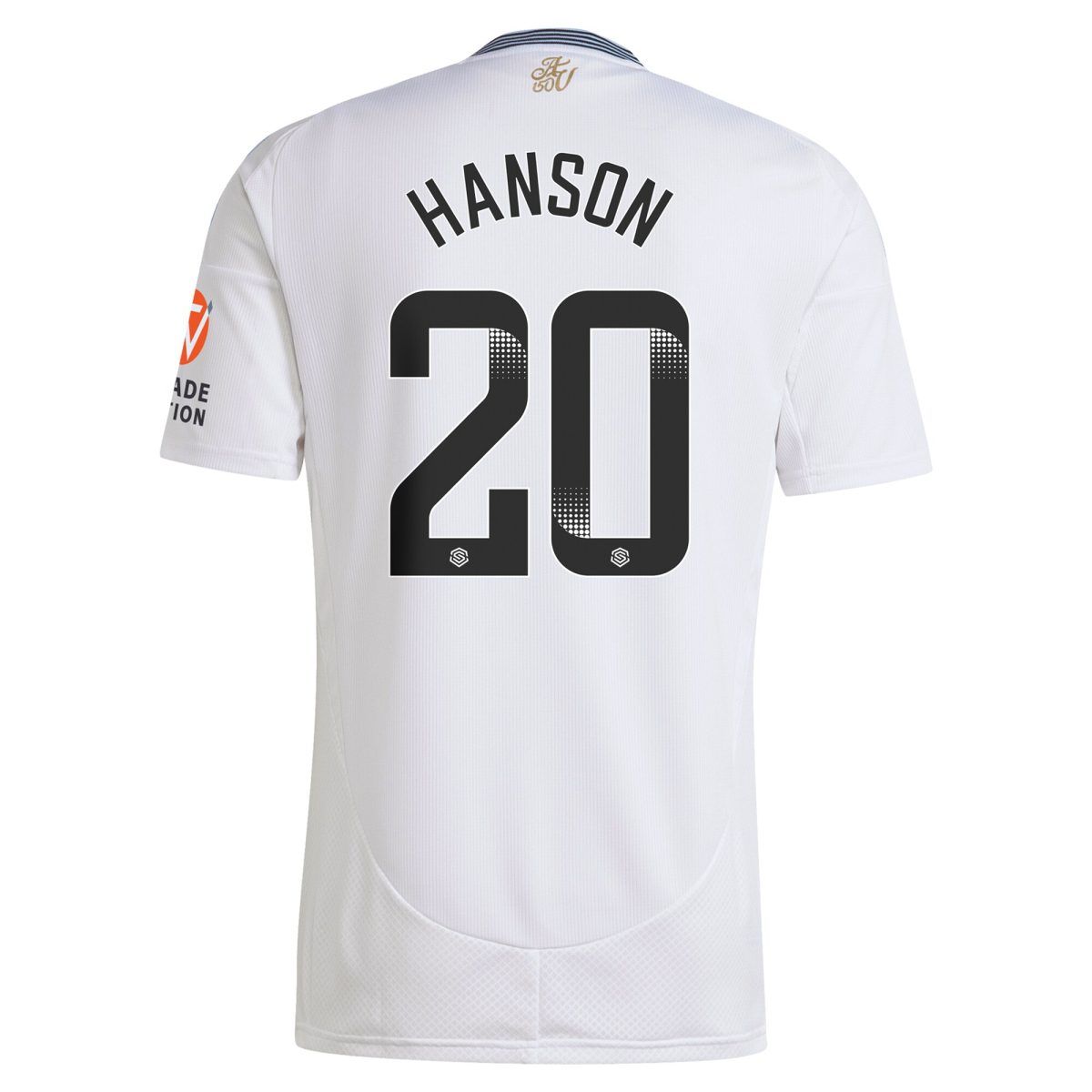 aston villa wsl adidas away shirt 2024-25 with hanson 20 printing Collection | Authentic Aston Villa Shirts