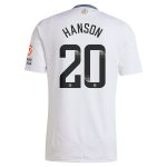 aston villa wsl adidas away shirt 2024-25 with hanson 20 printing Collection | Authentic Aston Villa Shirts