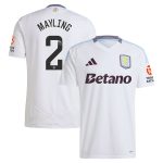 aston villa wsl adidas away shirt 2024-25 with mayling 2 printing Collection | Authentic Aston Villa Shirts