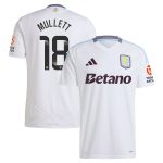 aston villa wsl adidas away shirt 2024-25 with mullett 18 printing Collection | Authentic Aston Villa Shirts