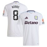 aston villa wsl adidas away shirt 2024-25 with nobbs 8 printing Collection | Authentic Aston Villa Shirts