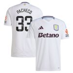 aston villa wsl adidas away shirt 2024-25 with pacheco 33 printing Collection | Authentic Aston Villa Shirts