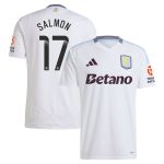 aston villa wsl adidas away shirt 2024-25 with salmon 17 printing Collection | Authentic Aston Villa Shirts