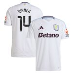 aston villa wsl adidas away shirt 2024-25 with turner 14 printing Collection | Authentic Aston Villa Shirts