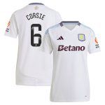 aston villa wsl adidas away shirt 2024-25 – womens with corsie 6 printing Collection | Authentic Aston Villa Shirts
