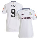 aston villa wsl adidas away shirt 2024-25 – womens with daly 9 printing Collection | Authentic Aston Villa Shirts
