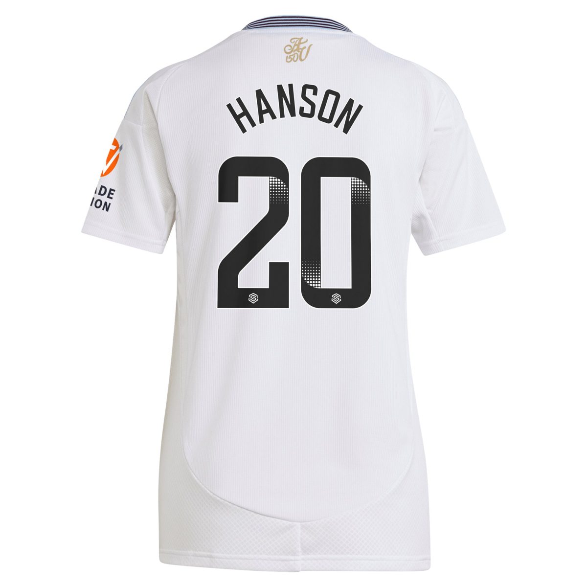 aston villa wsl adidas away shirt 2024-25 – womens with hanson 20 printing Collection | Authentic Aston Villa Shirts