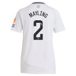aston villa wsl adidas away shirt 2024-25 – womens with mayling 2 printing Collection | Authentic Aston Villa Shirts