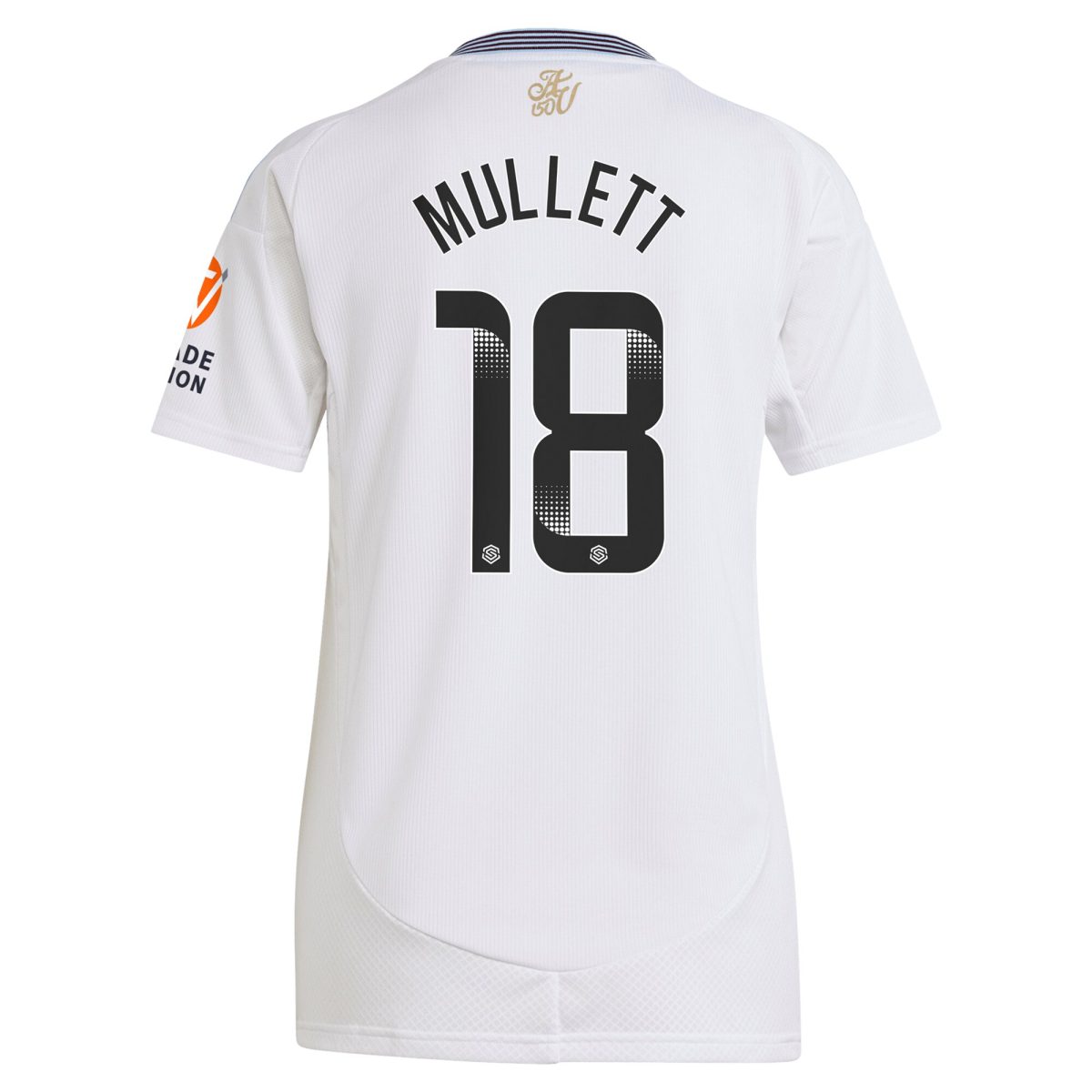 aston villa wsl adidas away shirt 2024-25 – womens with mullett 18 printing Collection | Authentic Aston Villa Shirts