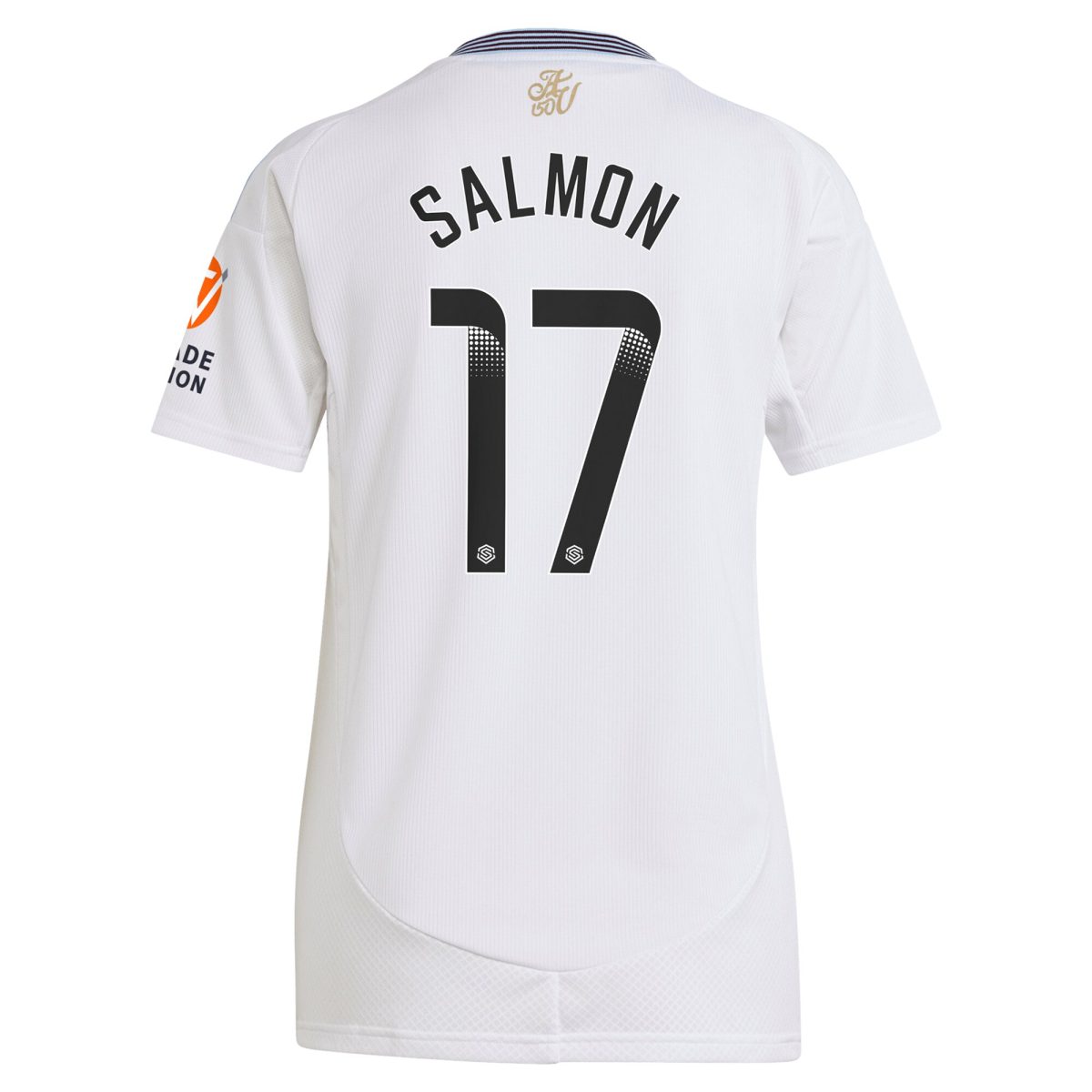 aston villa wsl adidas away shirt 2024-25 – womens with salmon 17 printing Collection | Authentic Aston Villa Shirts
