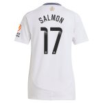aston villa wsl adidas away shirt 2024-25 – womens with salmon 17 printing Collection | Authentic Aston Villa Shirts