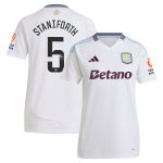 aston villa wsl adidas away shirt 2024-25 – womens with staniforth 5 printing Collection | Authentic Aston Villa Shirts