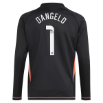 aston villa wsl adidas goalkeeper shirt 2024-25 – long sleeve – kids with d8217angelo 1 printing Collection | Authentic Aston Villa Shirts