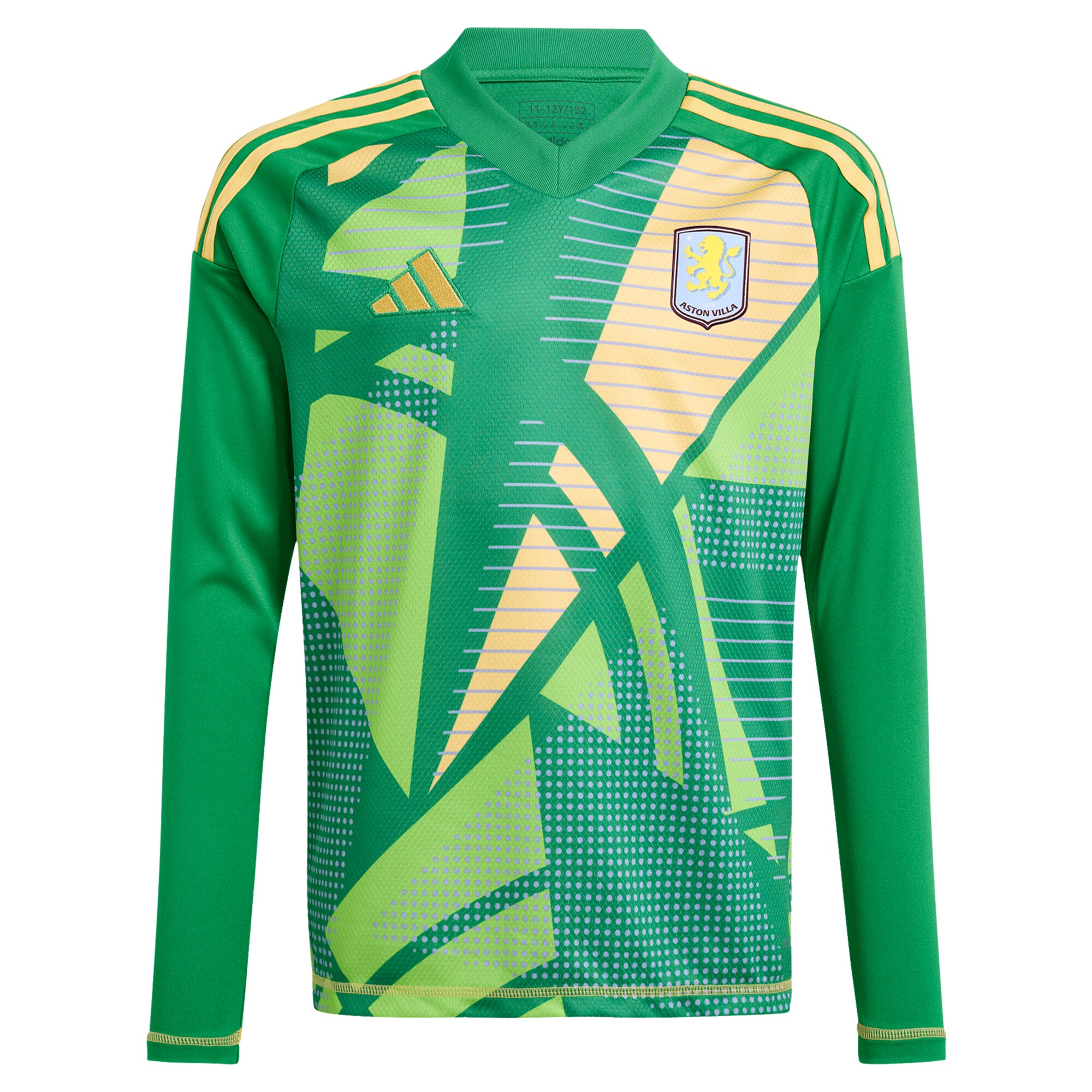 aston villa wsl adidas goalkeeper shirt 2024-25 – long sleeve – kids with dangelo 1 printing – 202712206-01 Collection | Authentic Aston Villa Shirts