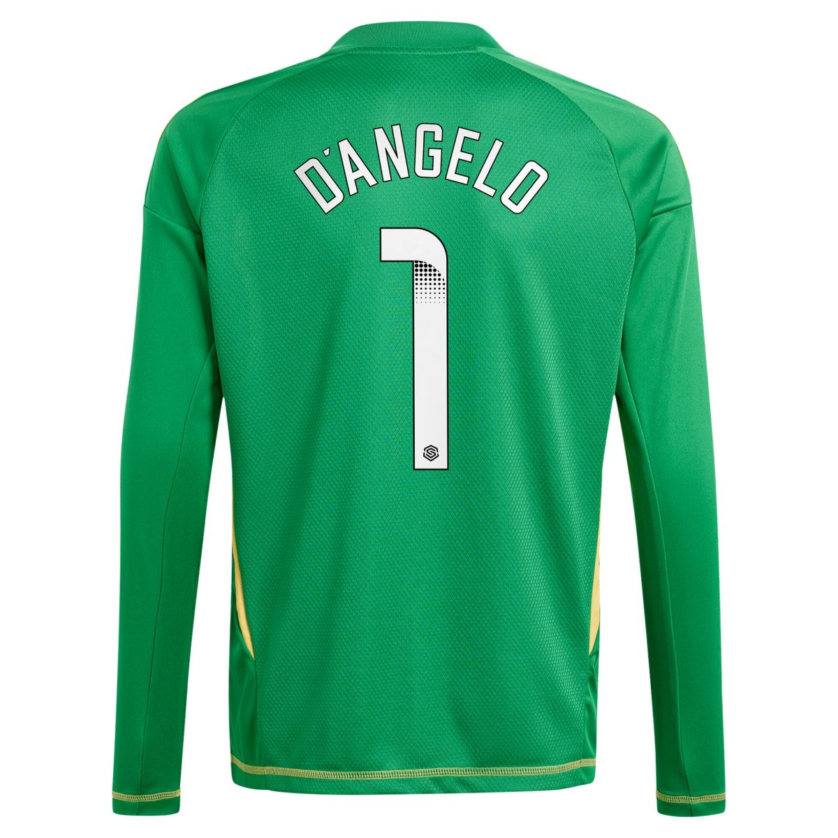 aston villa wsl adidas goalkeeper shirt 2024-25 – long sleeve – kids with dangelo 1 printing – 202712206-01 Collection | Authentic Aston Villa Shirts