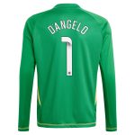 aston villa wsl adidas goalkeeper shirt 2024-25 – long sleeve – kids with dangelo 1 printing – 202712206-01 Collection | Authentic Aston Villa Shirts
