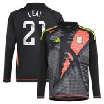 aston villa wsl adidas goalkeeper shirt 2024-25 – long sleeve – kids with leat 21 printing Collection | Authentic Aston Villa Shirts
