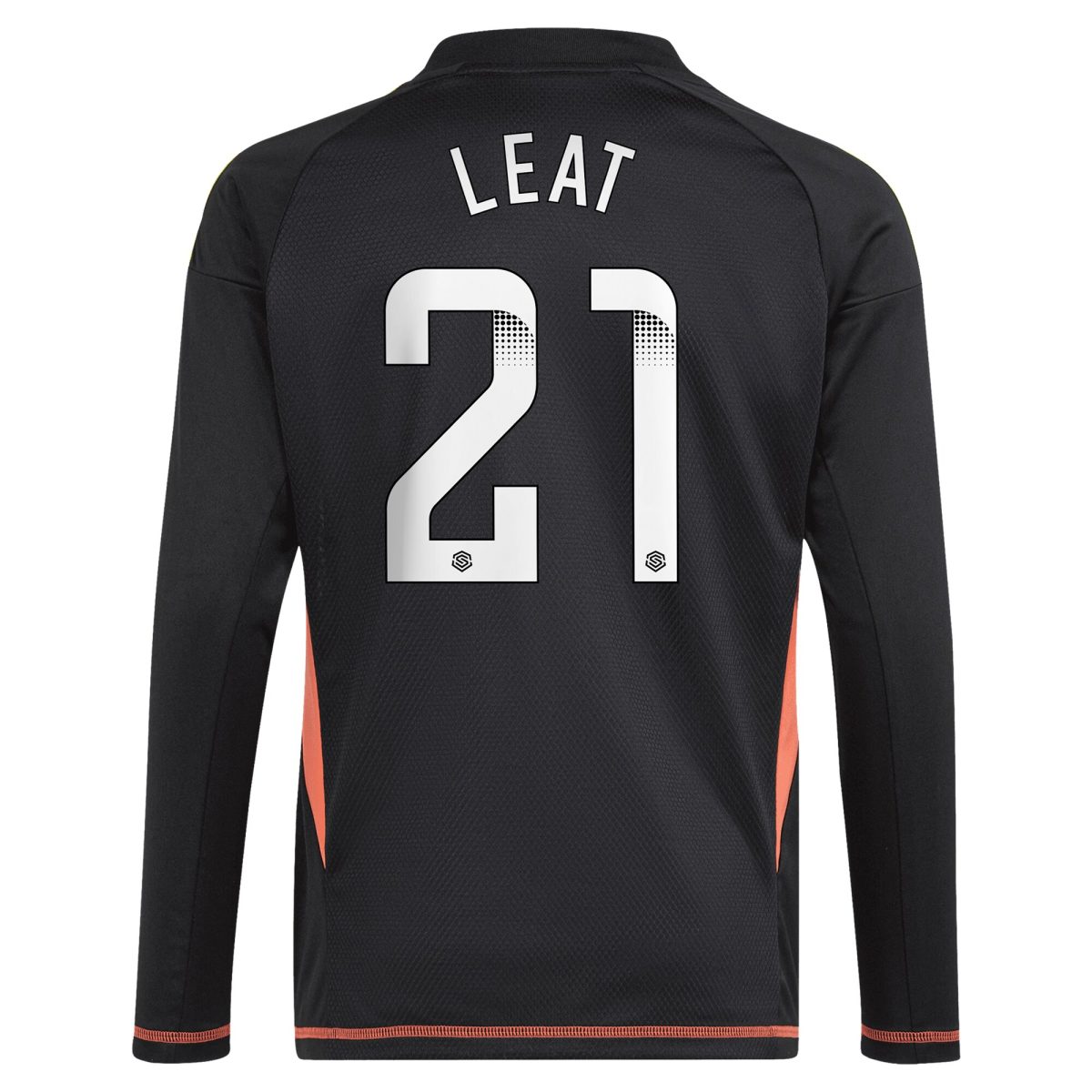 aston villa wsl adidas goalkeeper shirt 2024-25 – long sleeve – kids with leat 21 printing Collection | Authentic Aston Villa Shirts