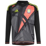 aston villa wsl adidas goalkeeper shirt 2024-25 – long sleeve – kids with talbert 26 printing Collection | Authentic Aston Villa Shirts