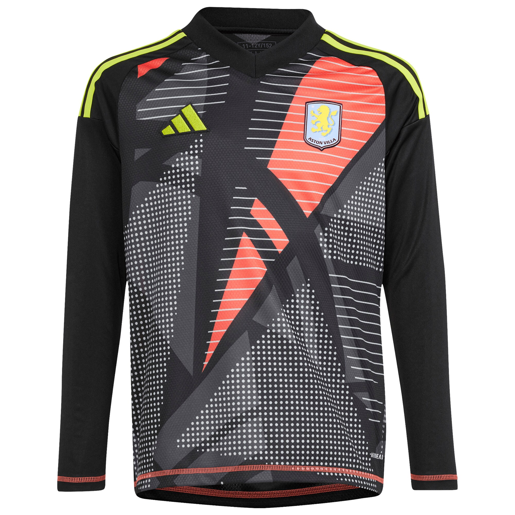 aston villa wsl adidas goalkeeper shirt 2024-25 – long sleeve – kids with talbert 26 printing Collection | Authentic Aston Villa Shirts