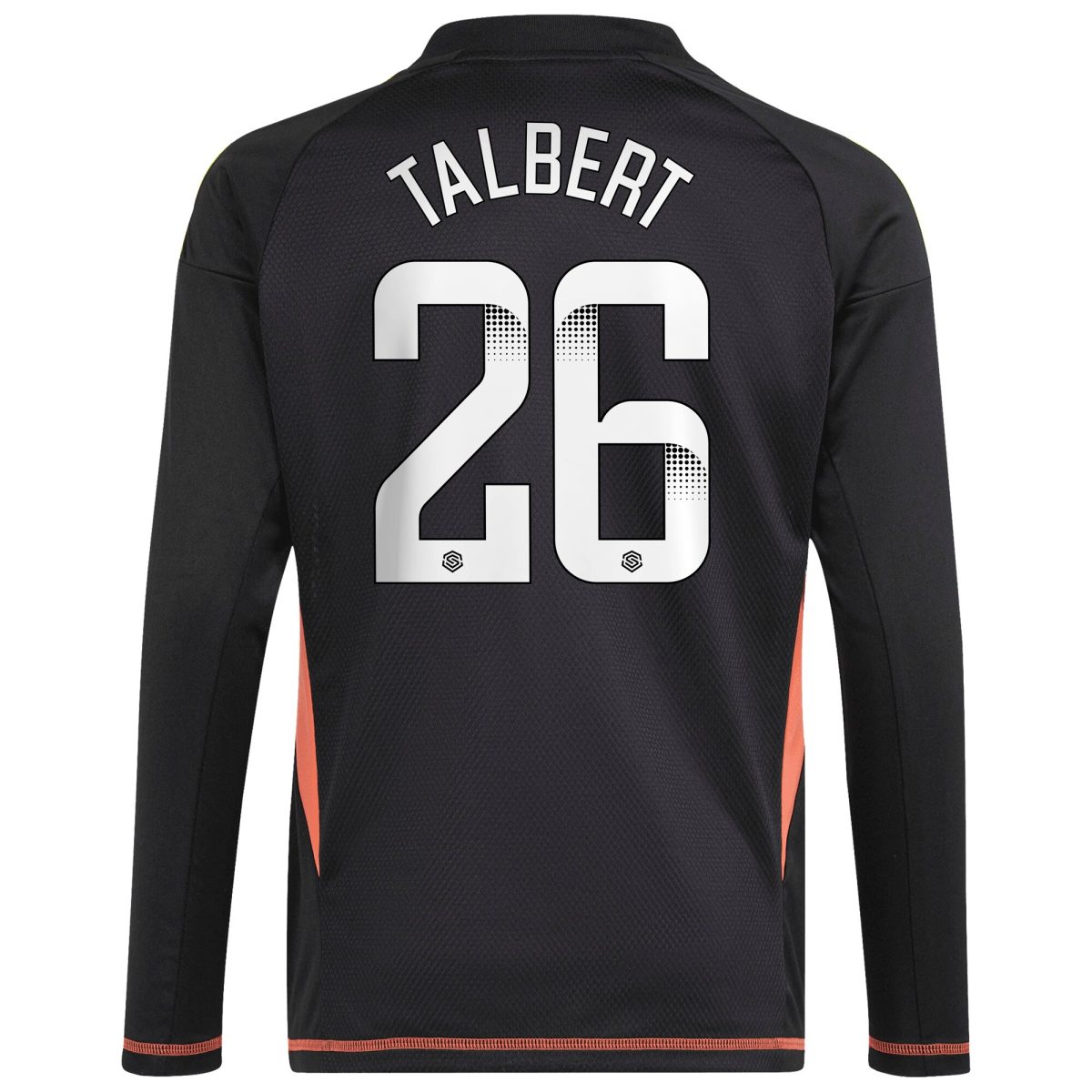 aston villa wsl adidas goalkeeper shirt 2024-25 – long sleeve – kids with talbert 26 printing Collection | Authentic Aston Villa Shirts