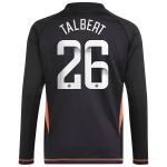 aston villa wsl adidas goalkeeper shirt 2024-25 – long sleeve – kids with talbert 26 printing Collection | Authentic Aston Villa Shirts
