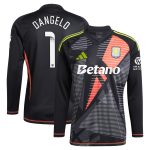 aston villa wsl adidas goalkeeper shirt 2024-25 – long sleeve with d8217angelo 1 printing Collection | Authentic Aston Villa Shirts
