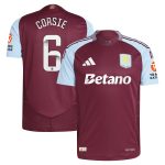 aston villa wsl adidas home authentic shirt 2024-25 with corsie 6 printing Collection | Authentic Aston Villa Shirts