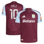 aston villa wsl adidas home authentic shirt 2024-25 with dali 10 printing Collection | Authentic Aston Villa Shirts