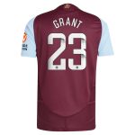 aston villa wsl adidas home authentic shirt 2024-25 with grant 23 printing Collection | Authentic Aston Villa Shirts