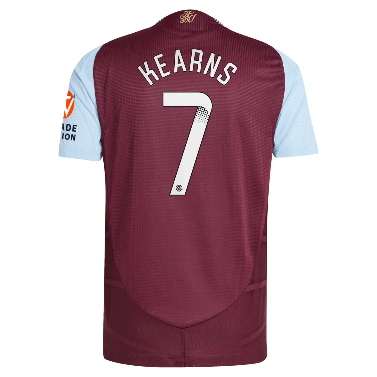 aston villa wsl adidas home authentic shirt 2024-25 with kearns 7 printing Collection | Authentic Aston Villa Shirts