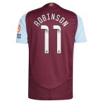 aston villa wsl adidas home authentic shirt 2024-25 with robinson 11 printing Collection | Authentic Aston Villa Shirts