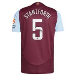aston villa wsl adidas home authentic shirt 2024-25 with staniforth 5 printing Collection | Authentic Aston Villa Shirts