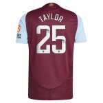 aston villa wsl adidas home authentic shirt 2024-25 with taylor 25 printing Collection | Authentic Aston Villa Shirts