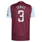 aston villa wsl adidas home authentic shirt 2024-25 with tomás 3 printing Collection | Authentic Aston Villa Shirts