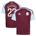 aston villa wsl adidas home shirt 2024-25 – kids with baijings 22 printing Collection | Authentic Aston Villa Shirts