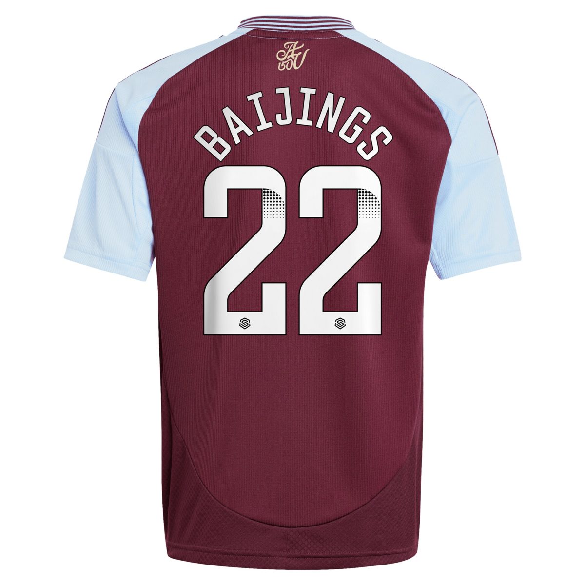 aston villa wsl adidas home shirt 2024-25 – kids with baijings 22 printing Collection | Authentic Aston Villa Shirts