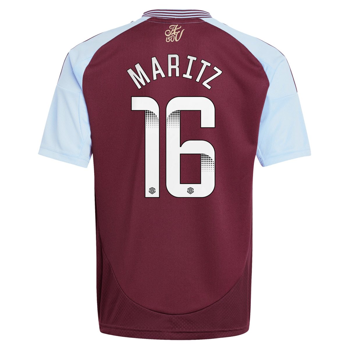 aston villa wsl adidas home shirt 2024-25 – kids with maritz 26 printing Collection | Authentic Aston Villa Shirts