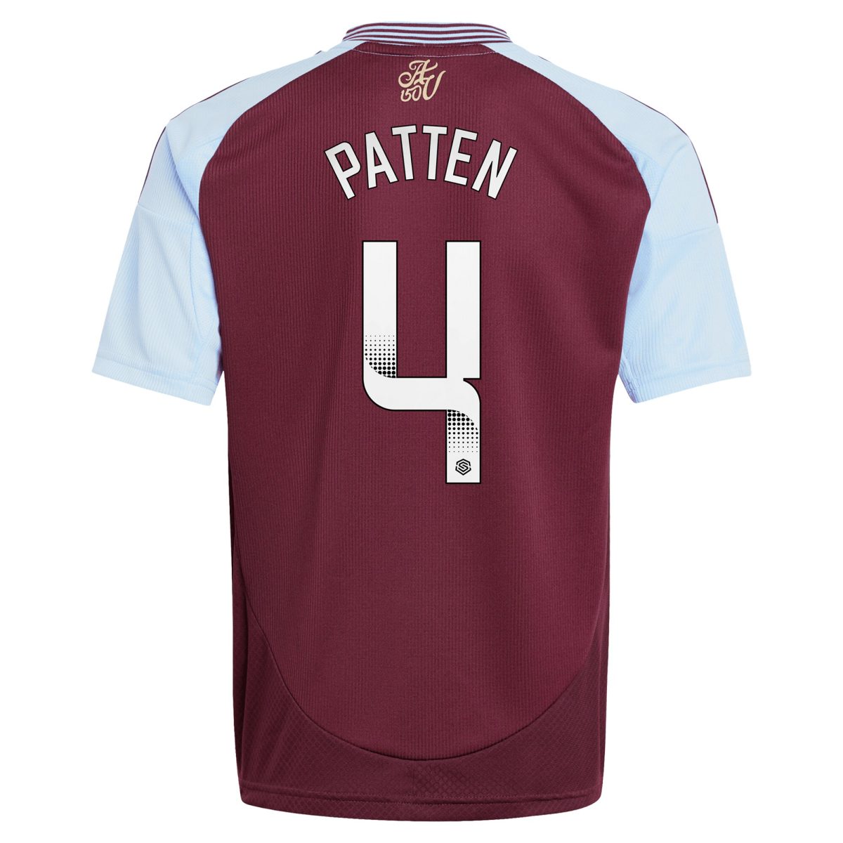 aston villa wsl adidas home shirt 2024-25 – kids with patten 4 printing Collection | Authentic Aston Villa Shirts