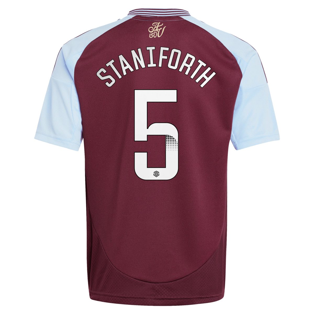 aston villa wsl adidas home shirt 2024-25 – kids with staniforth 5 printing Collection | Authentic Aston Villa Shirts