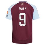 aston villa wsl adidas home shirt 2024-25 with daly 9 printing Collection | Authentic Aston Villa Shirts