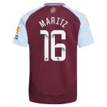 aston villa wsl adidas home shirt 2024-25 with maritz 26 printing Collection | Authentic Aston Villa Shirts