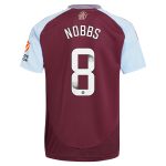 aston villa wsl adidas home shirt 2024-25 with nobbs 8 printing Collection | Authentic Aston Villa Shirts