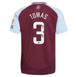 aston villa wsl adidas home shirt 2024-25 with tomás 3 printing Collection | Authentic Aston Villa Shirts