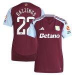 aston villa wsl adidas home shirt 2024-25 – womens with baijings 22 printing Collection | Authentic Aston Villa Shirts