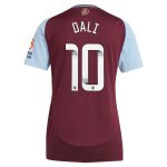 aston villa wsl adidas home shirt 2024-25 – womens with dali 10 printing Collection | Authentic Aston Villa Shirts