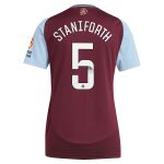 aston villa wsl adidas home shirt 2024-25 – womens with staniforth 5 printing Collection | Authentic Aston Villa Shirts