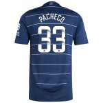 aston villa wsl adidas third authentic shirt 2024-25 with pacheco 33 printing Collection | Authentic Aston Villa Shirts