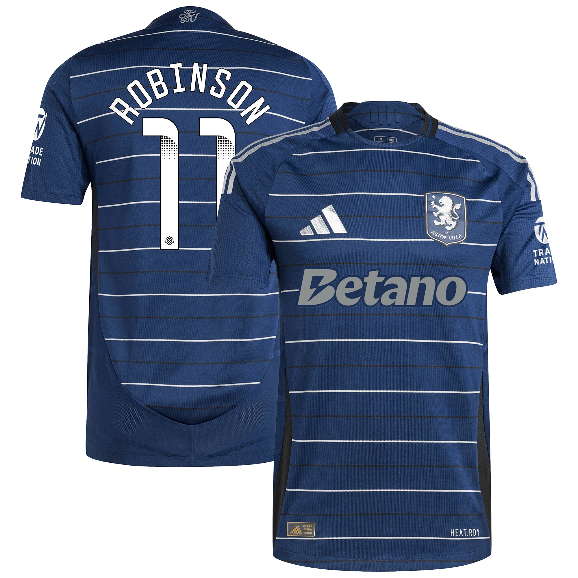aston villa wsl adidas third authentic shirt 2024-25 with robinson 11 printing Collection | Authentic Aston Villa Shirts