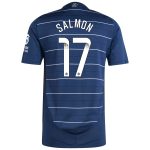 aston villa wsl adidas third authentic shirt 2024-25 with salmon 17 printing Collection | Authentic Aston Villa Shirts